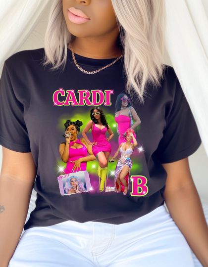 Cardi B Vintage Shirt, Female Rapper Shirt, Retro Cardi B