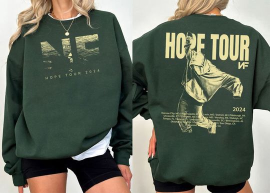 N.F Hope Tour 2 Sweatshirt, Funny N.F Tour Merch Sweatshirt, N.F Concert Tour Sweatshirt