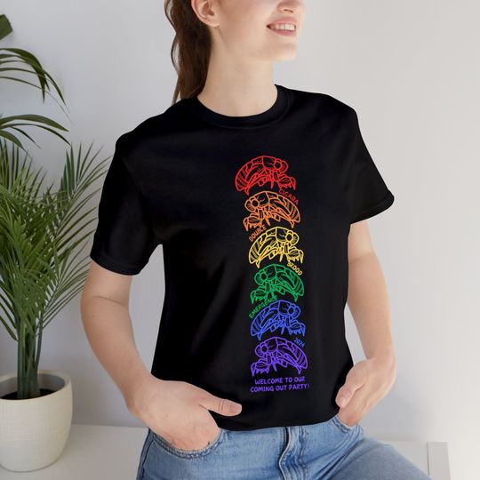 Welcome To Our Coming Out Party! | 2024 Cicada Double Brood Emergence T-shirt