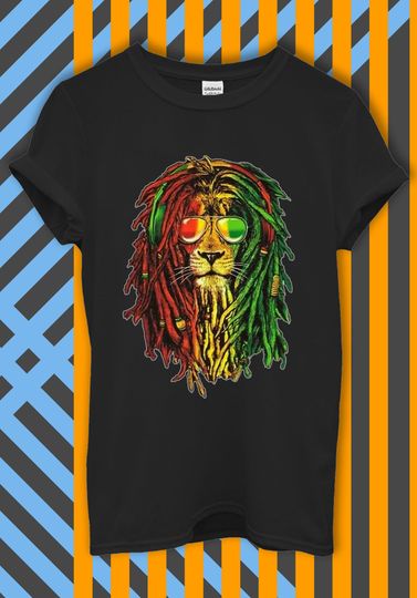 Reggie Lion Bob Marley Cool T Shirt