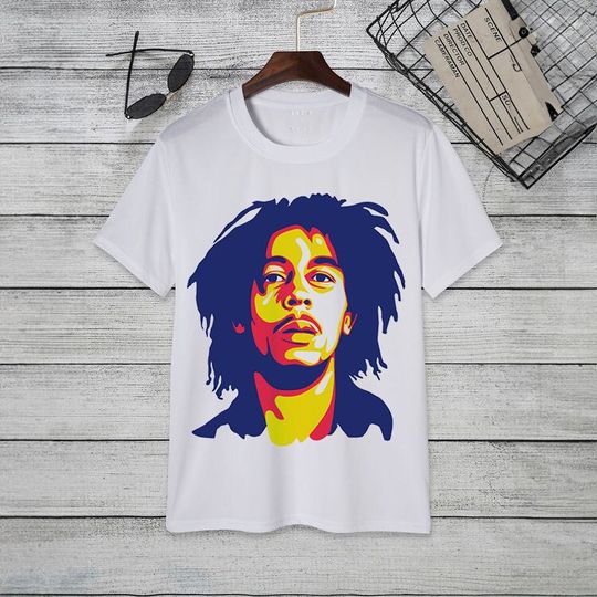 Bob Marley Art T-Shirt, Music Shirt, Bob Marley Shirts, Bob Marley One Love T-shirts