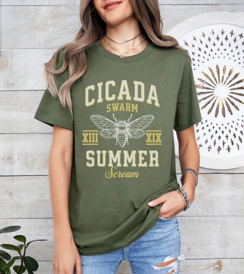 Cicada Shirt, 2024 Year of the Cicadas Graphic Shirt, Insect Lover Tee, Bug Lover Gift