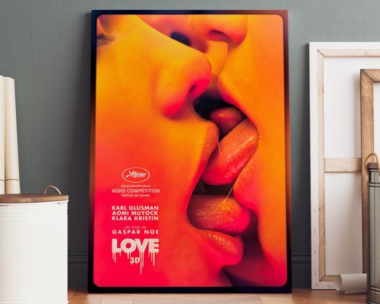 Love Poster Canvas | Love Canvas Print, Love Print, Canvas Wall Art, Love Movie Poster