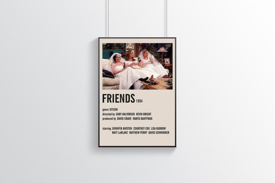 Friends Poster | Movie Poster | Series Poster Vintage Poster | Digital Poster