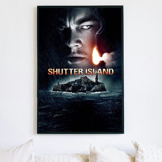 Shutter Island Movie Poster, Movie Canvas, Wall Art Collection, Poster Unframed, Movie Art, Cover Poster