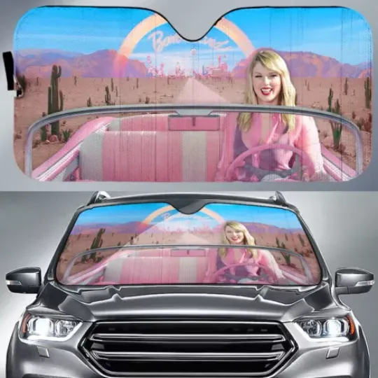 Pink Taylors Car Sunshade, TaylorSwiftie Sunshade Windshield