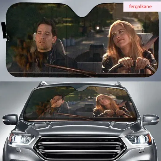 Crockett And Tubbs Driving Car Miami Vice Car Sunshade