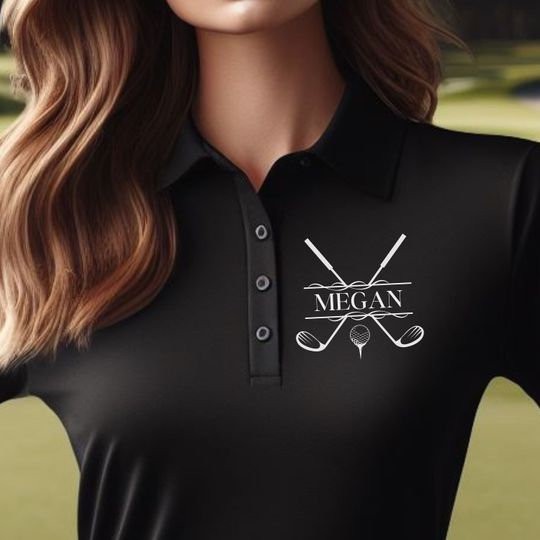 Women's Custom Golf Polo, Customized Polo Shirt, Sport Shirt for Golf