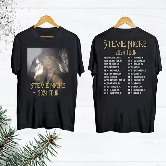 Stevie Nicks 2024 Live In Concert Double Sided Shirt