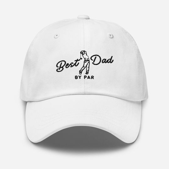 Dad Golf Gift, Best Dad By Par hat, Funny Fathers Day Present