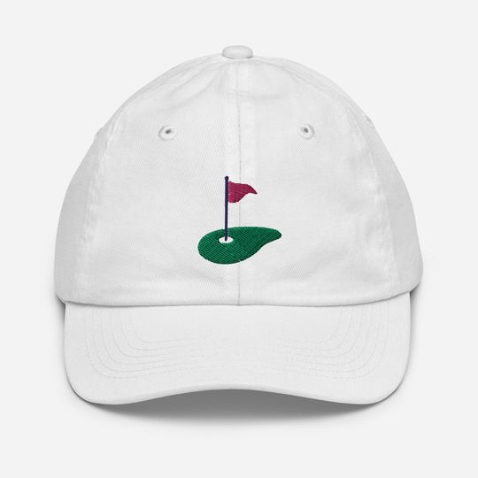 Golf Youth Hat, Golf Kids Hat, Toddler Hat, Baseball Cap, Putting Green