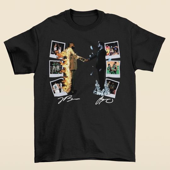 Jaylen Brown & Jayson Tatum Fire and Ice T-Shirt