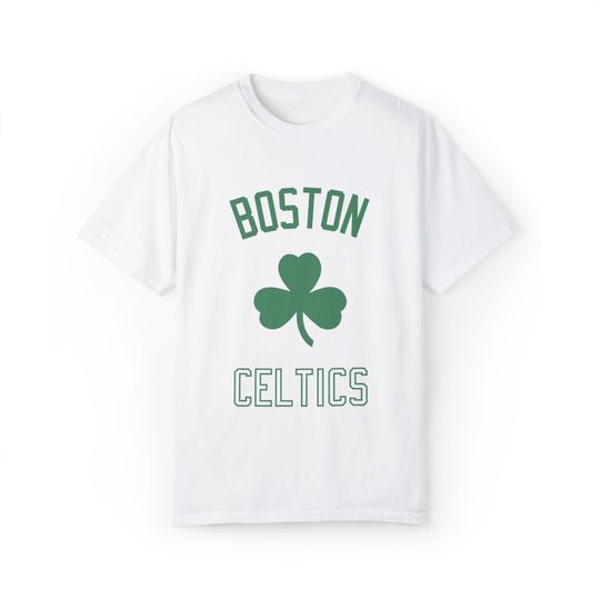 Boston Celtics White Tee | NBA Celtics shirt | Playoff Shirt