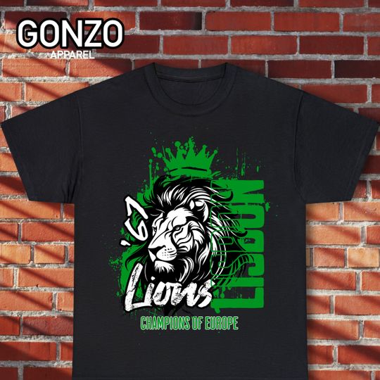 Lisbon Lions Celtic Fc T Shirt, Celtic fc Shirt, Celtic T-Shirt