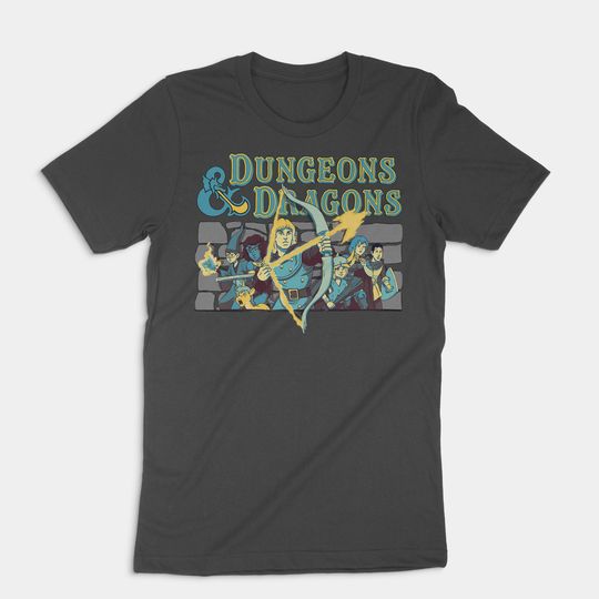 Retro Dungeons and Dragons Shirt, D&D Cartoon