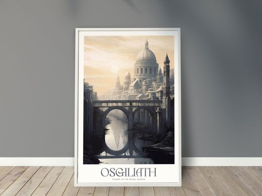 Osgiliath Poster, Travel Print