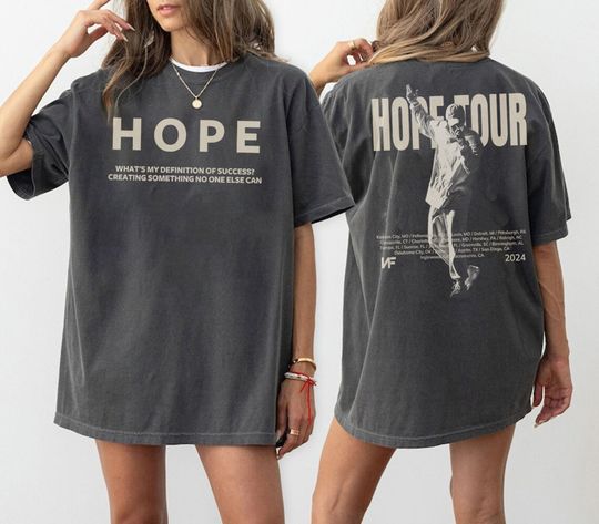 N.F Rapper Both Sides Shirt, N.F Hope Tour 2024 Shirt, N.F Rapper T-Shirt