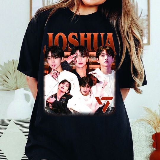 Joshua Seventeen Vintage Retro Graphic Shirt, Joshua Retro Shirt, Kpop Bootleg Shirt, Kpop Tour Merch, Kpop Shirt Tour, Seventeen Tour
