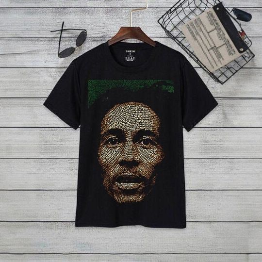 Bob Marley Art T-Shirt, Music Shirt, Bob Marley Shirts