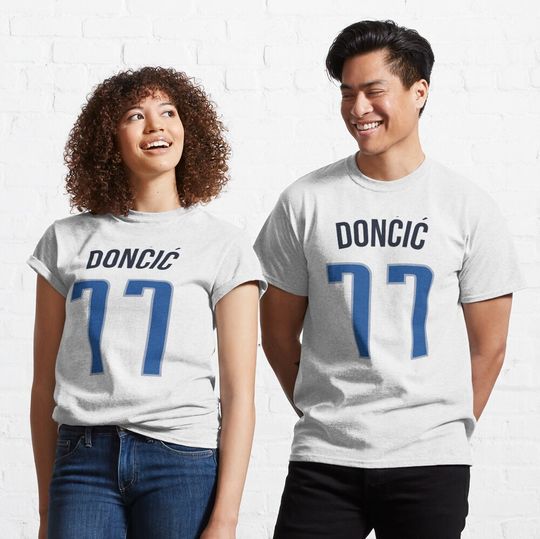 Doncic 77 Dallas Basketball Classic T-Shirt