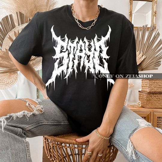 STAYC Heavy Metal Text T-shirt