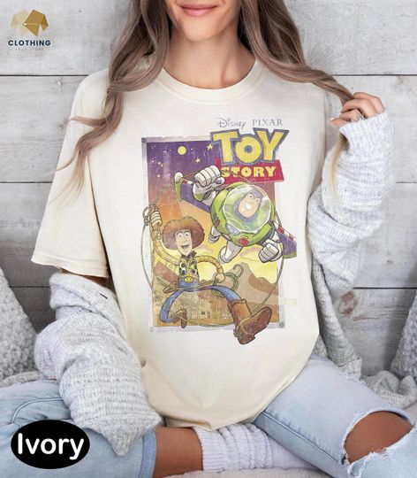 Vintage Toy Story Shirt, Buzz Disney Shirt, Toy Story Land T Shirt