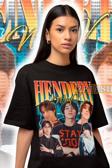 WayV Hendery Retro 90s Shirt, Wayv Hendery Sweatshirt, NCT Shirt, Wayv Kpop Tee, Kpop Sweater, Kpop Gift, WayV Hendery T-shirt