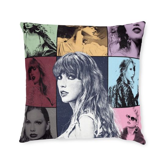 Taylor Pillow, ERAS Tour Inspired Square, Mothers Day