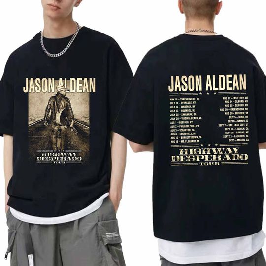 Jason Aldean Highway Desperado Tour 2024 Shirt