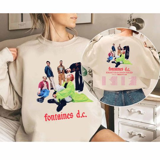Fontaines DC 2024 Tour Shirt, Fontaines DC Band Fan Shirt, Fontaines DC Concert Shirt