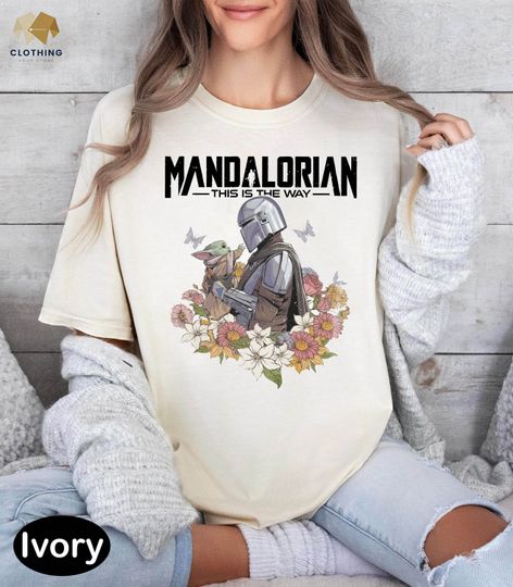 Mandalorian Grogu Shirt, Star Wars Shirt, Baby Yoda T Shirt