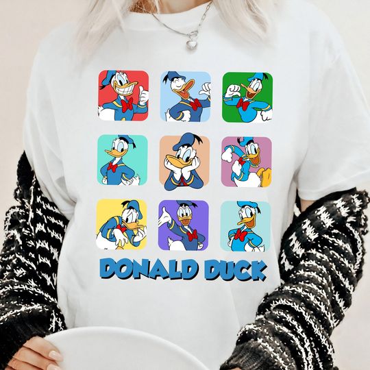 Disney Donald Duck Shirt, Donald Duck Moods