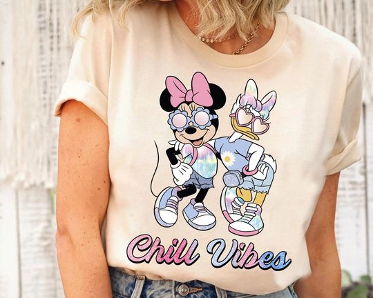 Disney Minnie and Daisy Besties Chill Vibes Shirt