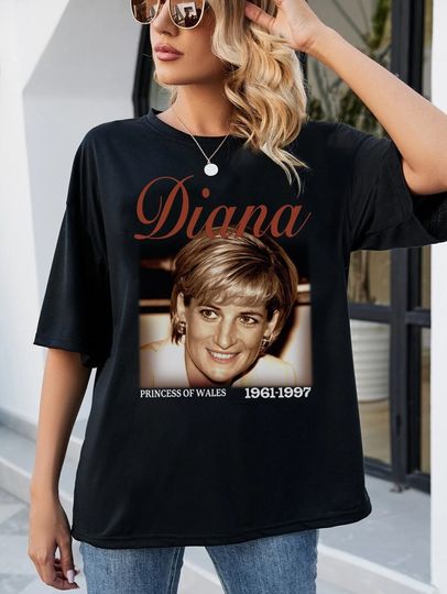 Diana, Princess of Wales two-sided Unisex Shirt Princess Wales, Elizabeth II Shirt, Princess Diana Shirt