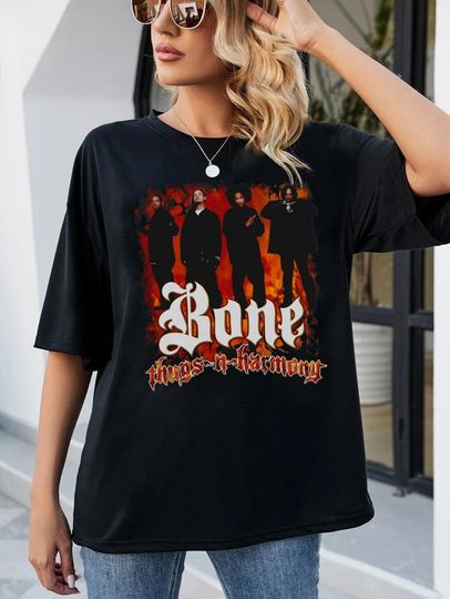 Bone Thugs-N-Harmony two-sided Unisex Shirt rapper Bizzy Bone Shirt, Wish Bone Shirt, Layzie Bone Shirt