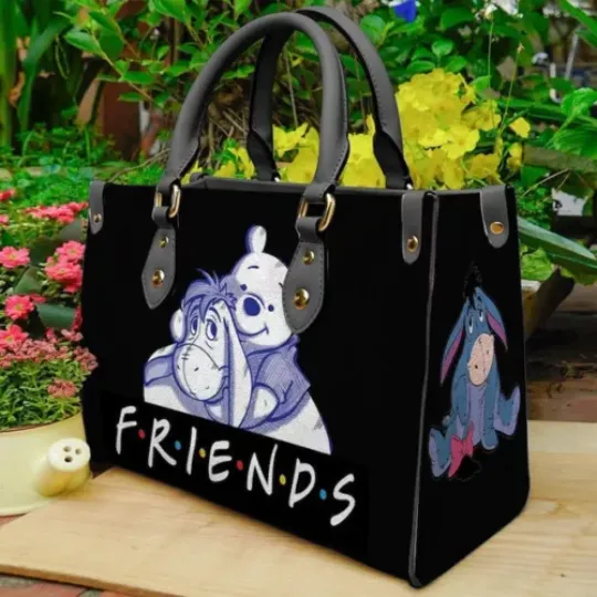 Winnie The Pooh Leather Women Bag, Disney Friends