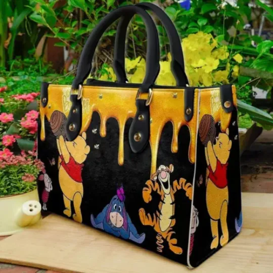 Disney Winnie The Pooh Leather Women Handbag