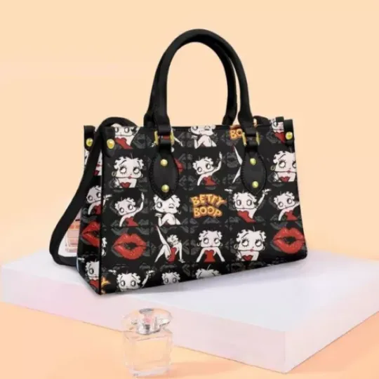 Betty Boop Women Leather Handbag