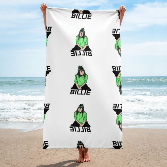 Billie Eilish eco friendly luxury towel