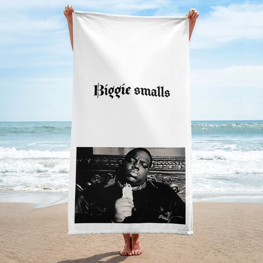 Biggie smalls eco friendly luxury towel