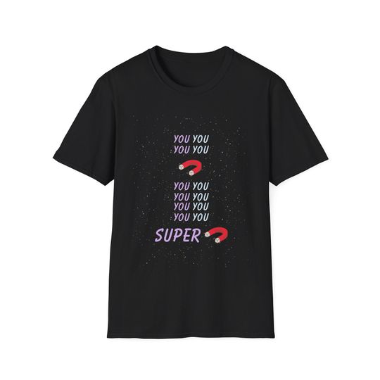 Super Magnetic T-Shirt | ILLIT T-shirt | Kpop Fandom Shirt | Super Real Me Merch