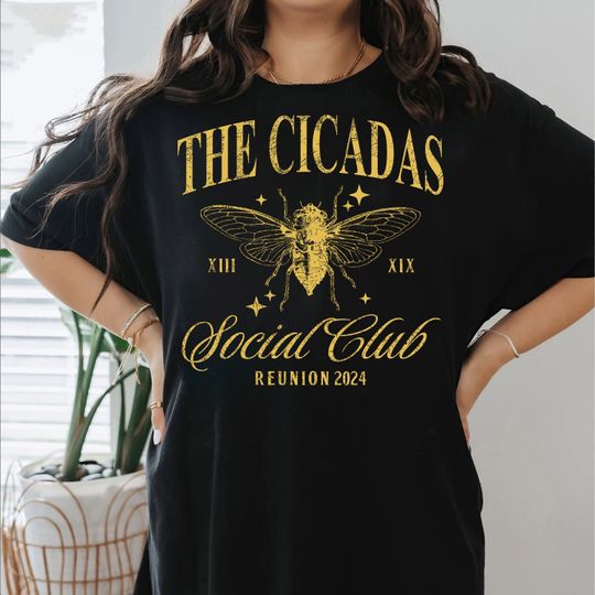 Cicada Shirt Reunion 2024 Shirt, The Cicadas Soociial Clubb Shirt