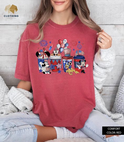 Disney Independence Day Shirt, Disney Mickey Mouse And Friend Shirt, Disney America Shirt, Disneyland Family 2023