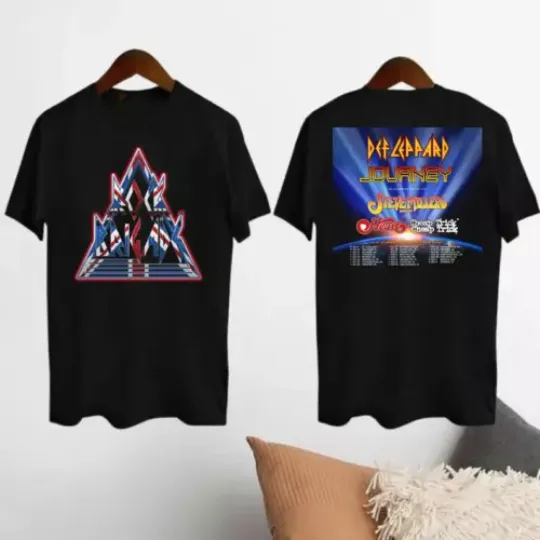 Def Leppard Graphic Shirt, Def Leppard And Journey Summer Stadium Tour 2024 Tee