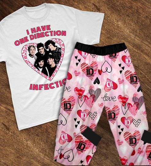 Metal Direction Pajamas set, One Direction Heavy Metal Shirt, One Direction Tour shirt
