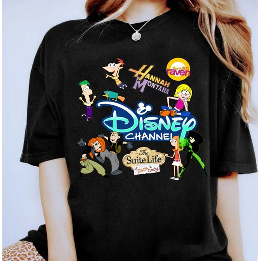 Retro Disney Cartoon Characters Group Hannah Montana Lizzie