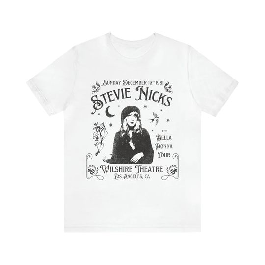 Stevie Nicks vintage style t shirt, unisex Retro band tee, Fleetwood mac