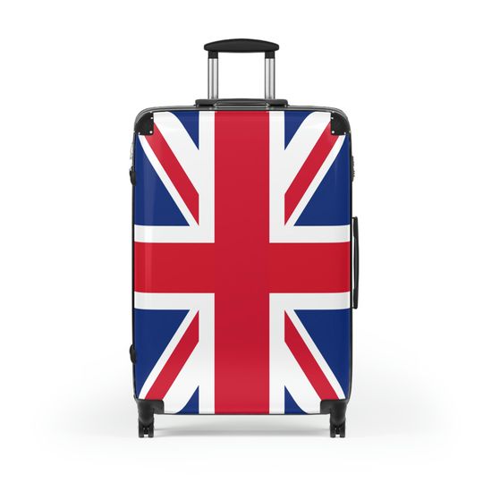 UK Flag Suitcase, Travel Suitcase
