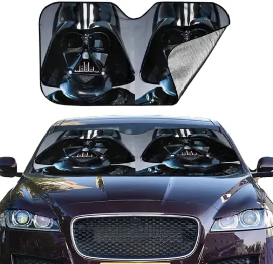 Darth Vader Star Wars Movie Characters Car Windshield Sun Shade