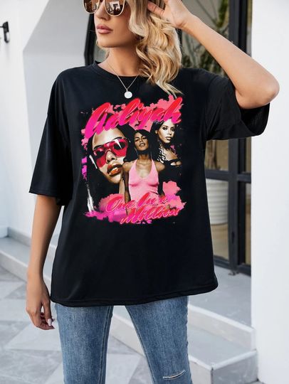 Vintage Aaliyah Unisex Shirt Rap Hip Hop Shirt, Aaliyah Rap Shirt, Aaliyah Vintage Shirt, Aaliyah Selena Shirt